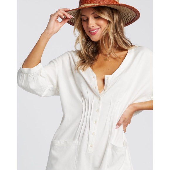 Billabong White Romper • Onesie - Picture 2 of 5